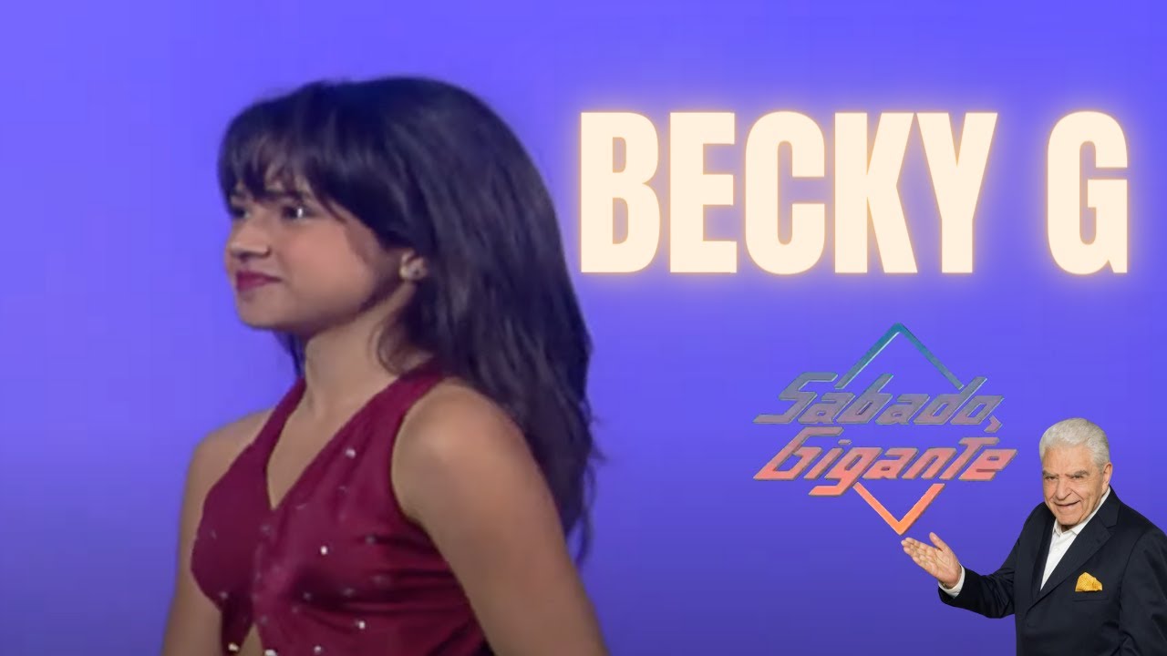 Primera presentación de Becky G - Imitando a Selena!