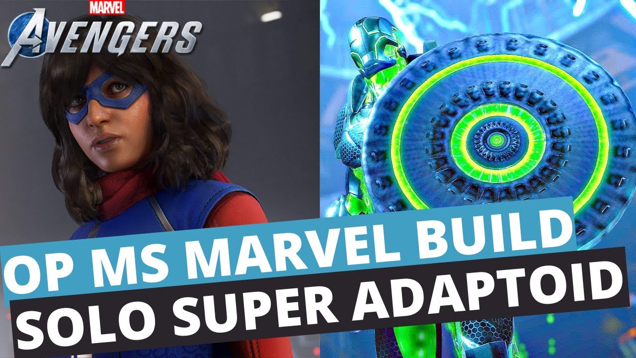 OP MS MARVEL BUILD | SOLO SUPER ADAPTOID EASY | MARVELS AVENGERS