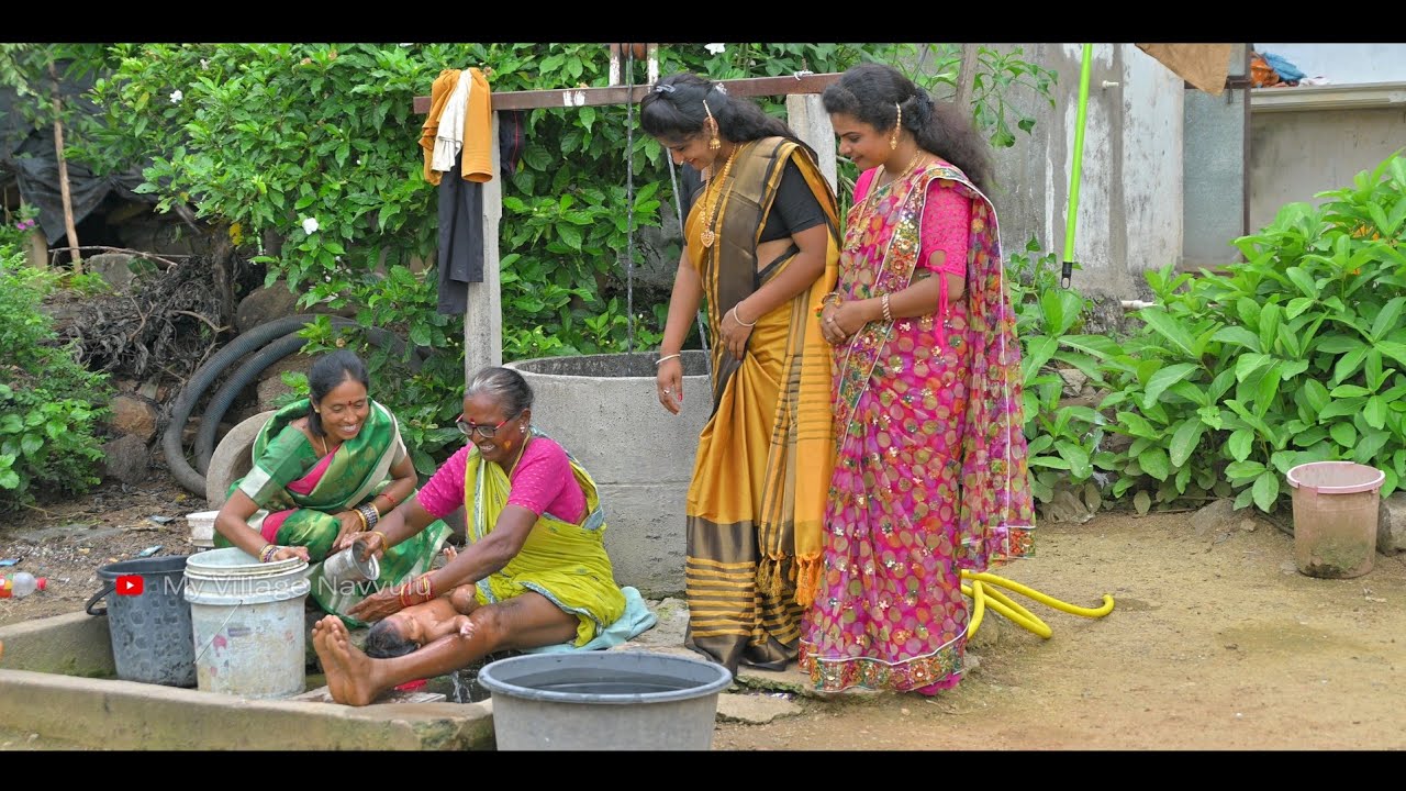 పెద్దకోడలుకు ఆరు నెలలు | పురుడు జెత్తే | Pedhakodaluku Aaru Nelalu | Part - 5 | My Village Navvulu