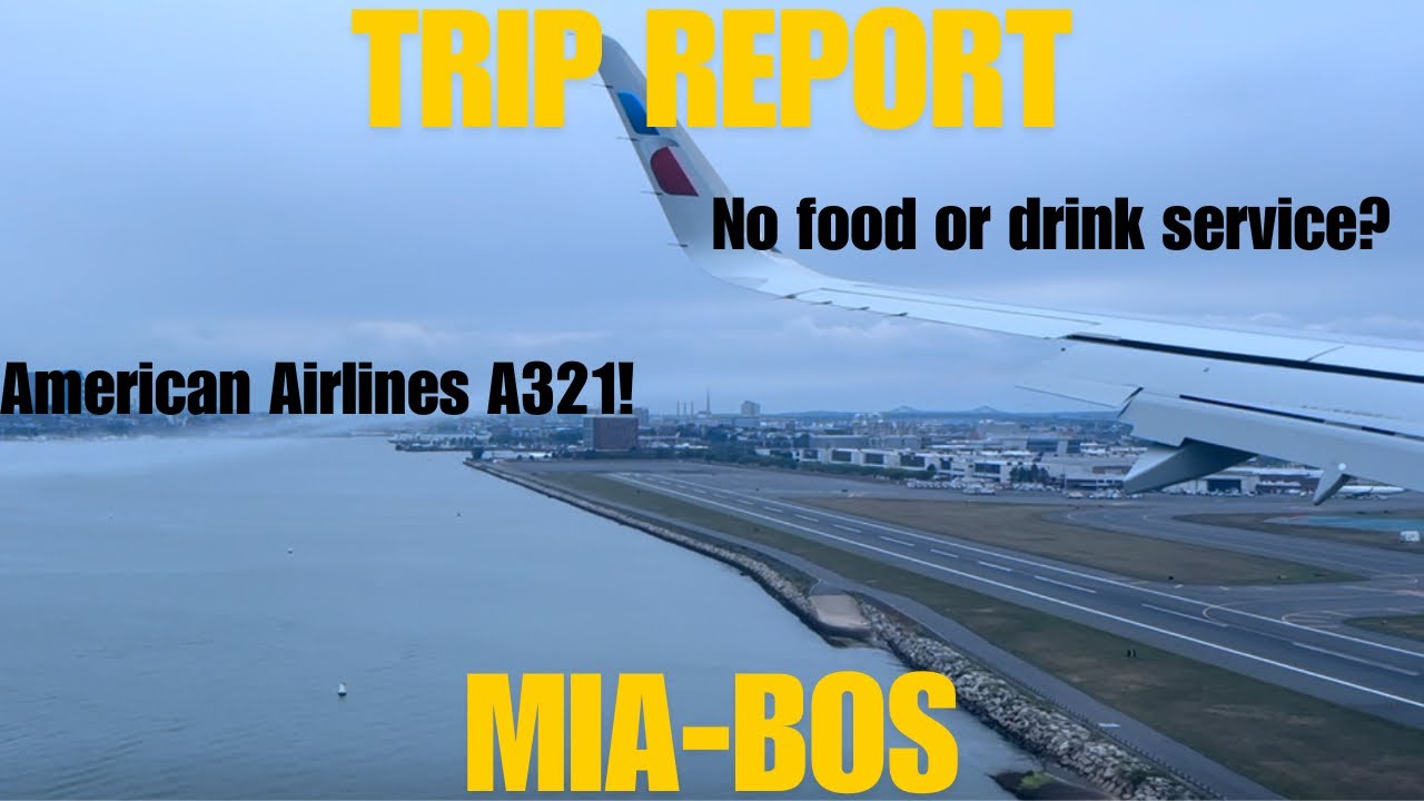Flying American Airlines A321 from Miami to Boston! (TRIP REPORT)