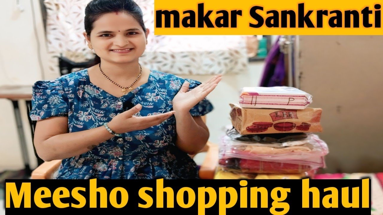 #meeoh shopping haul// makar Sankranti shopping haul स्वतः & मस्त @Dipali_vlog1954 