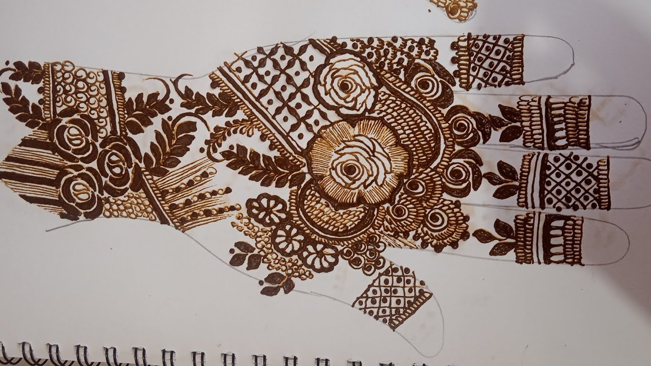 Unique mehndi design || live 😊staylist mehdi design || new mehdi design || simple mehdi