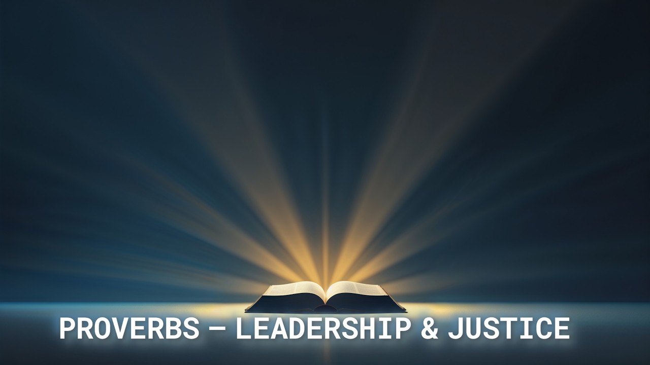 Proverbs for Leadership & Justice | Peaceful Scripture Reading