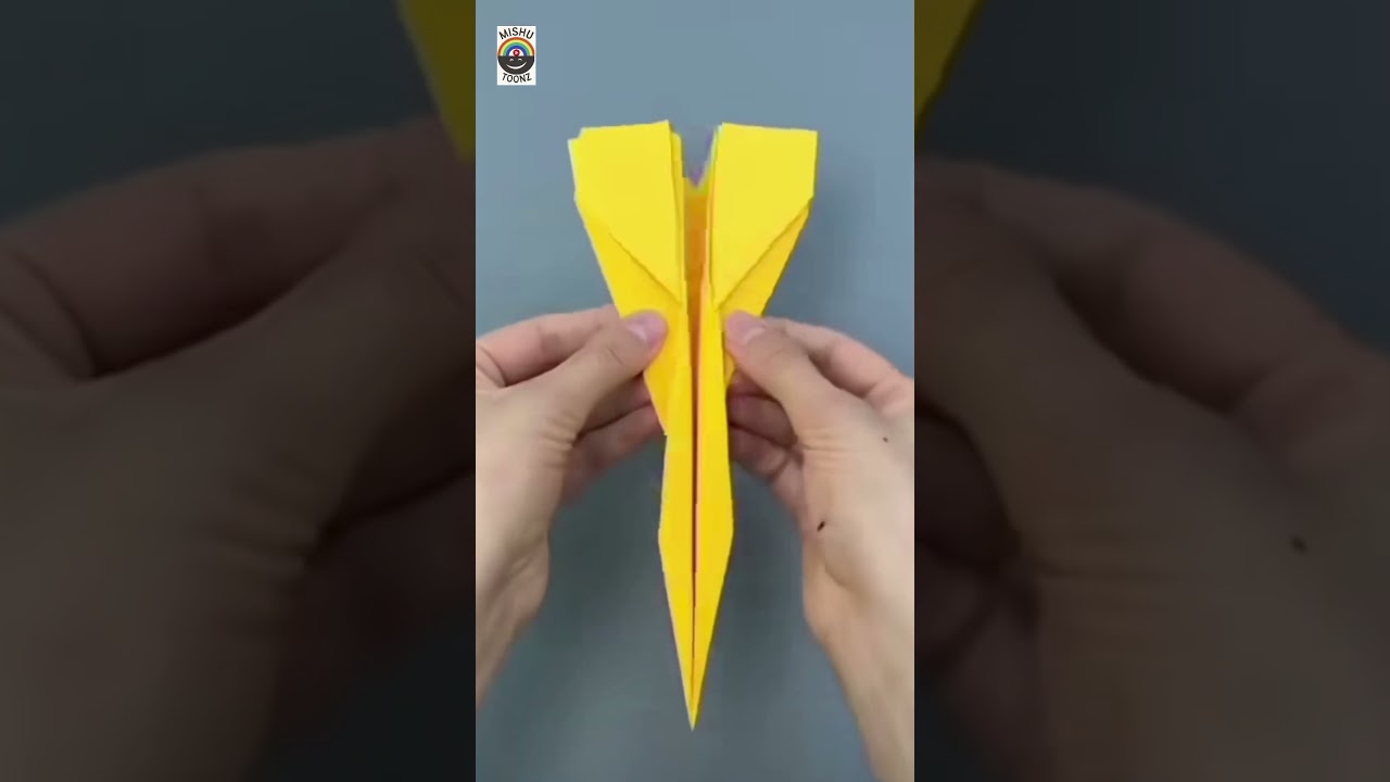 DIY Paper' Fighter plane  #shorts #trending #craft #kidscraft #diy #youtubeshorts #papercraft