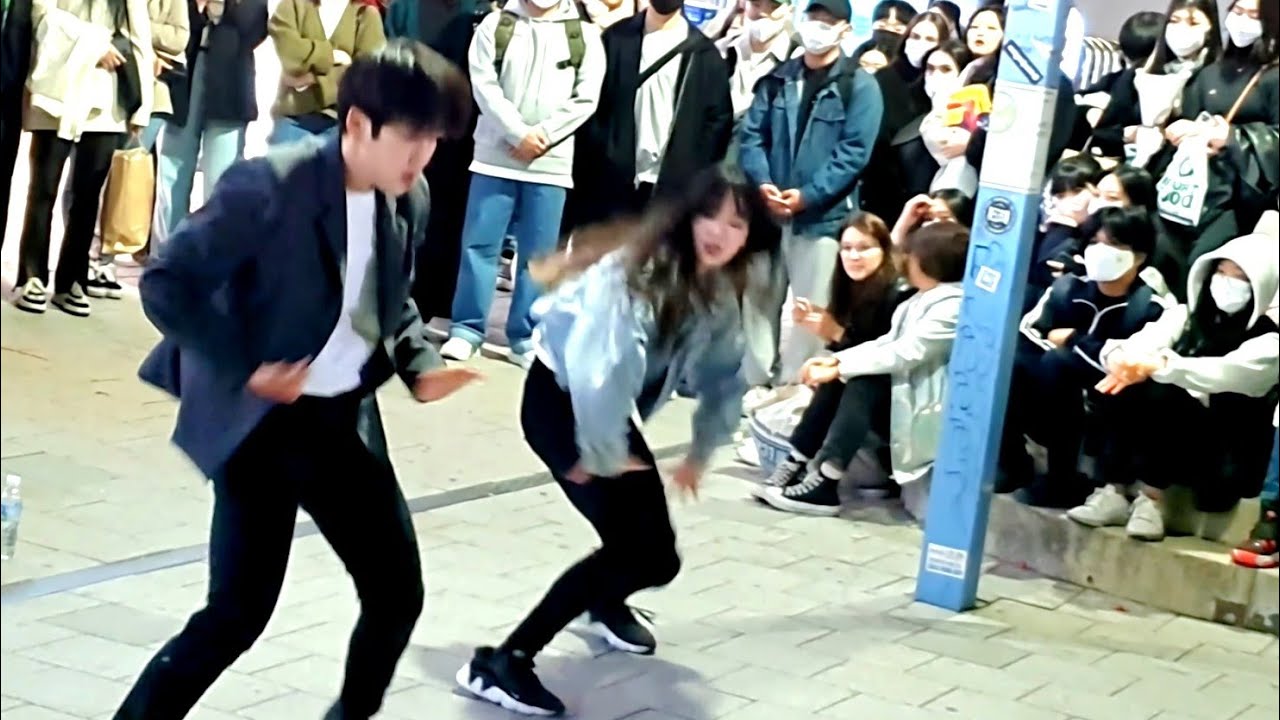 TUESDAY. YU KAGAWA, HYOJIN & SHINHWA. FANTASTIC INTERACTIVE. HONGDAE BUSKING.