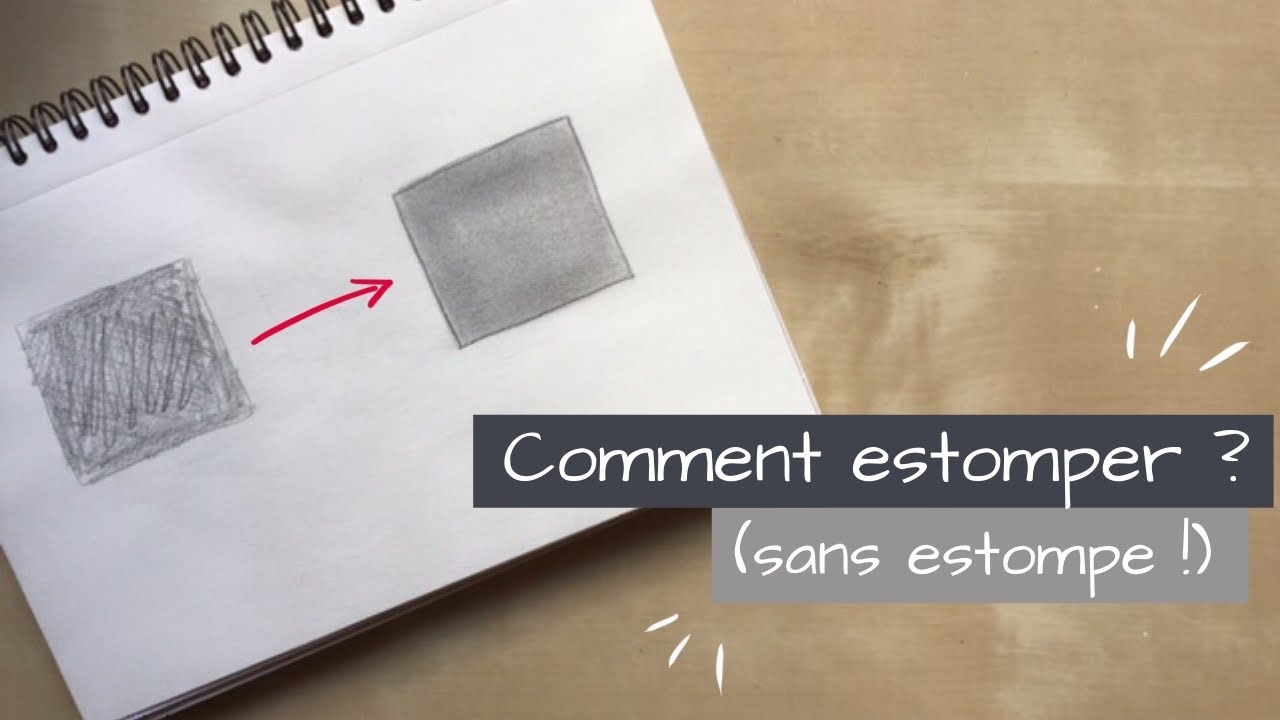 Comment estomper un dessin au crayon (sans estompe !)