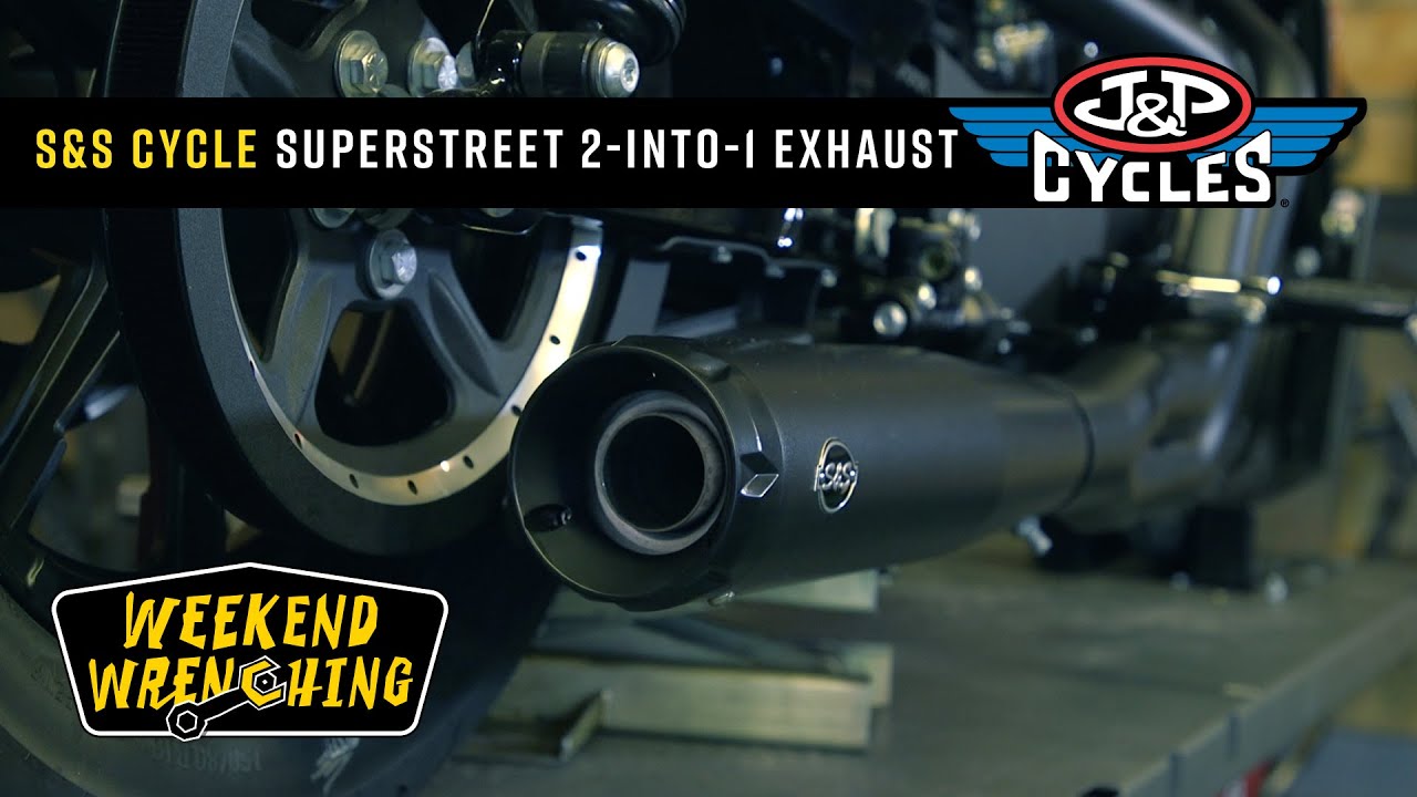 S&S Super Street 2 into 1 Install : Sportster Iron 1200