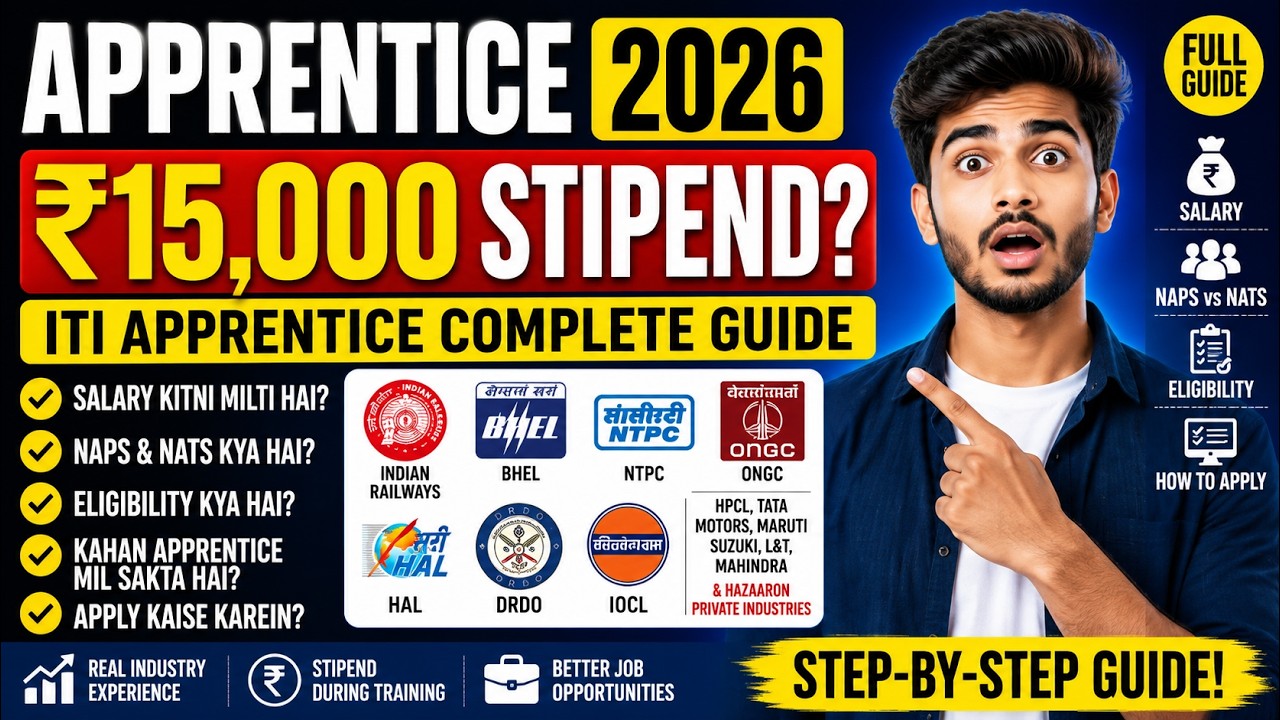 ITI Apprentice Complete Guide 2026 | Salary, NAPS, NATS, Eligibility & How to Apply | TKG