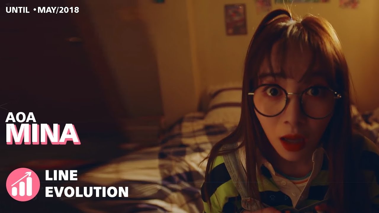 AOA (에이오에이) - Mina (민아) (Line Evolution) • MAY/2018