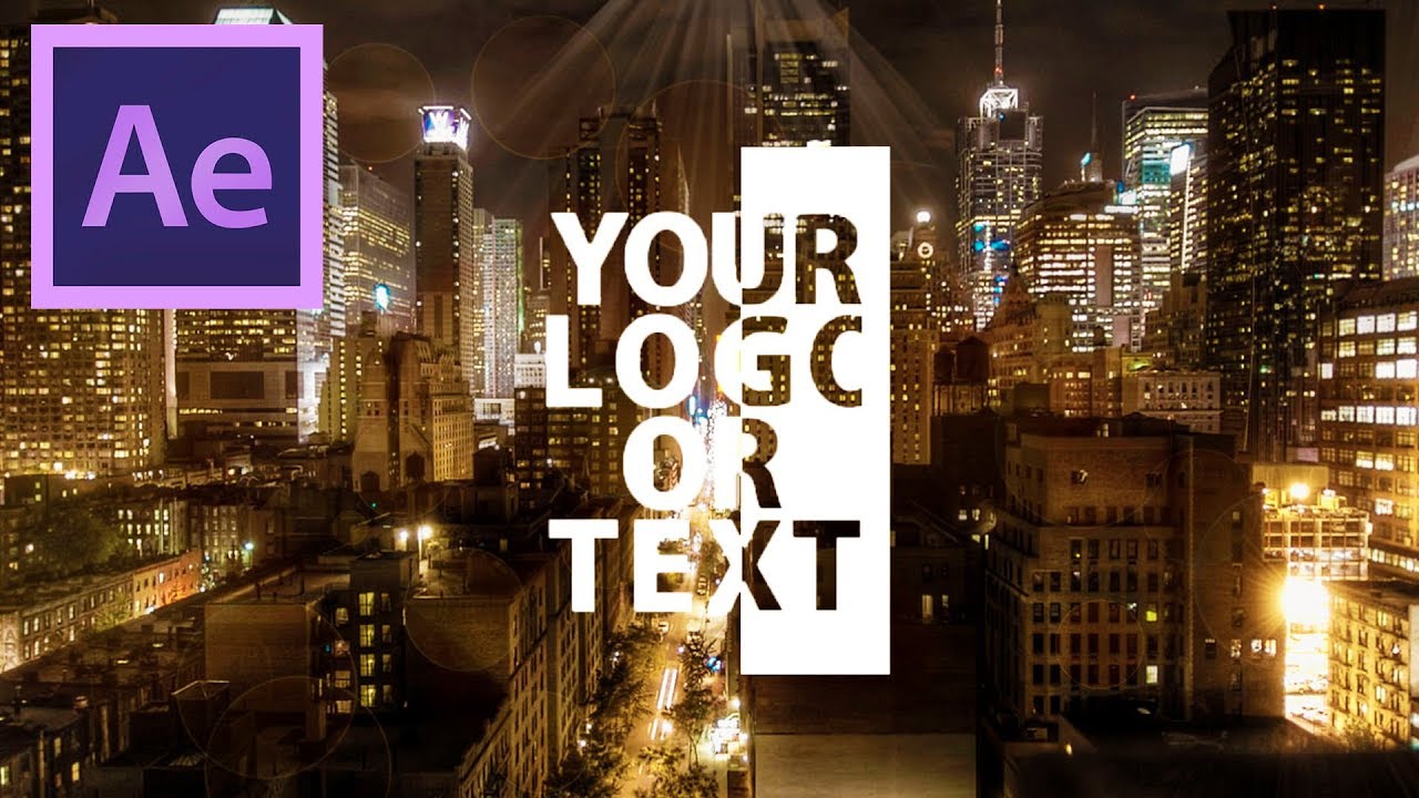 Logo or Text Animation in After Effects - After Effects Tutorial - Motion Graphics