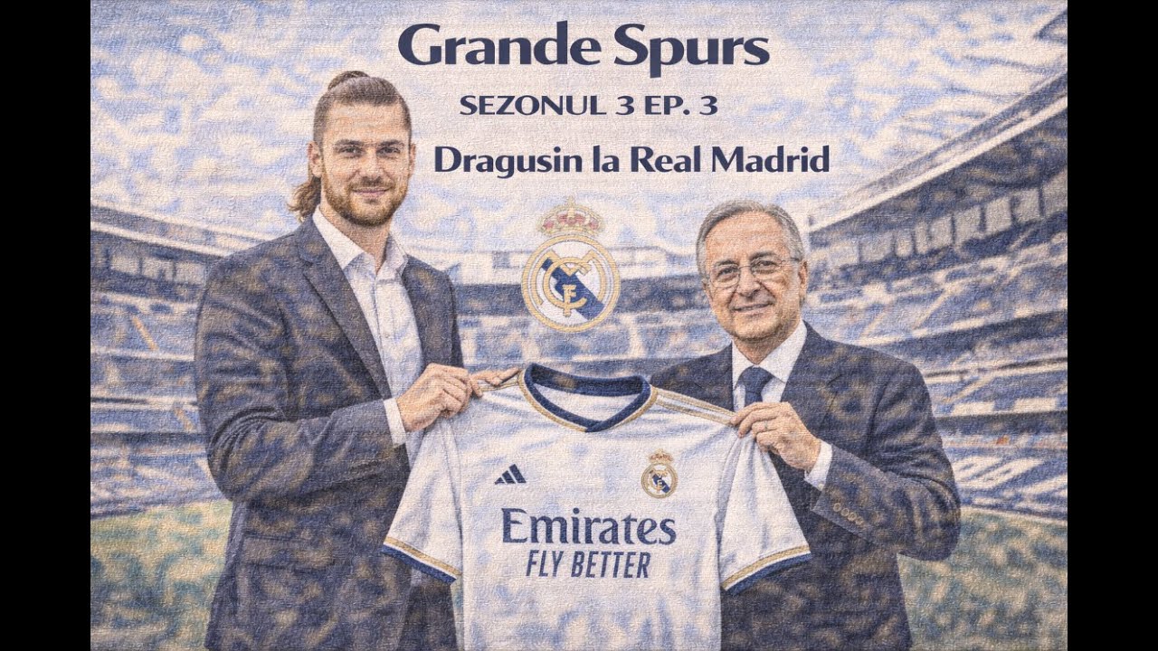 FM26 Spurs S03E03 Radu Dragusin la Real Madrid