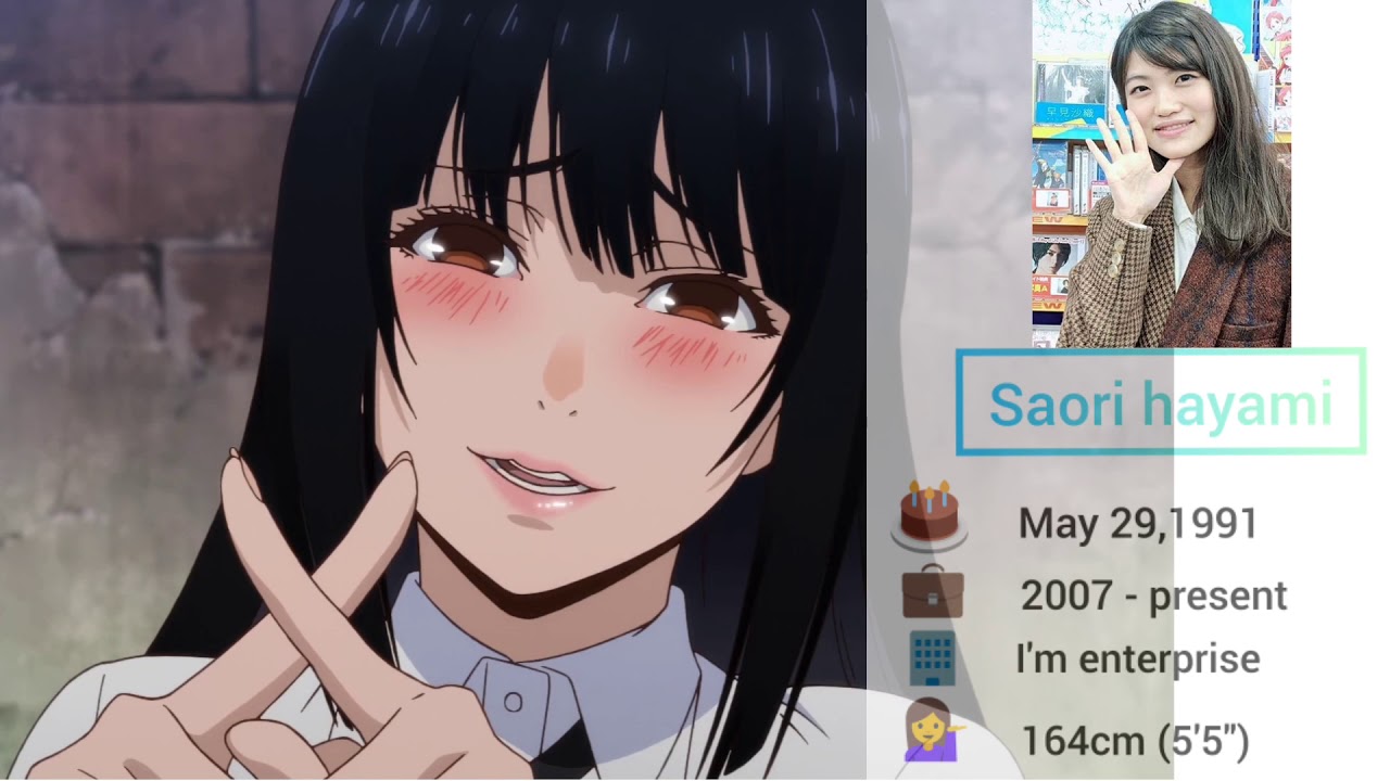 Popular Anime characters voice by Saori Hayami