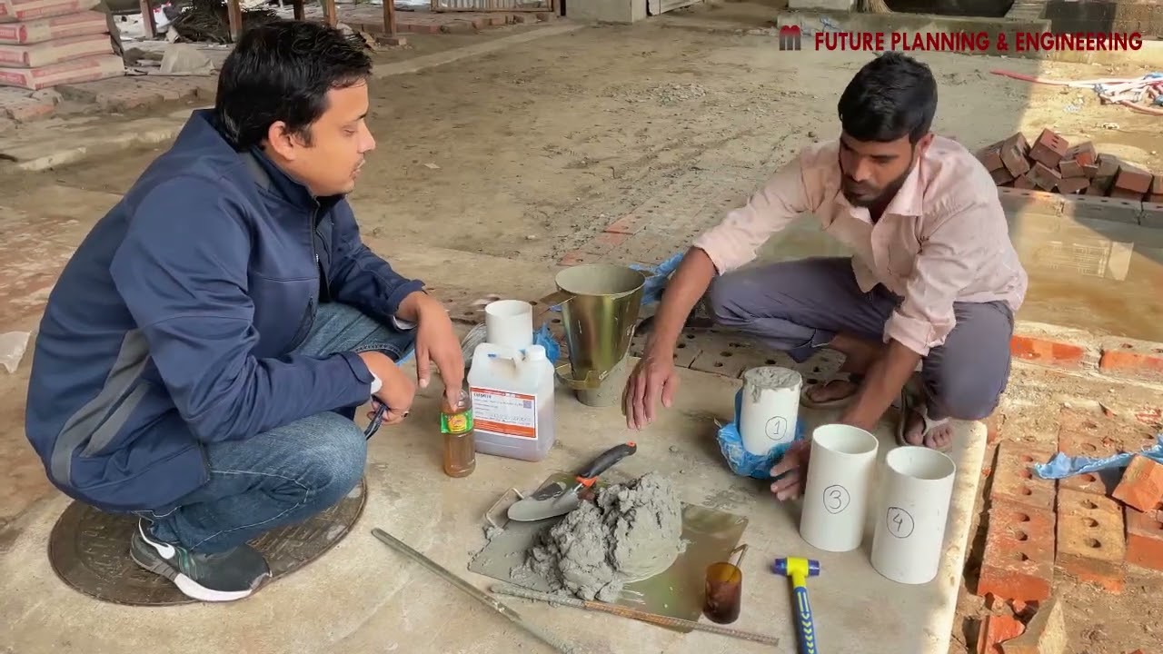 দ্বিতীয় পর্ব-ফিল্ডে কংক্রিটের Strength টেস্ট।