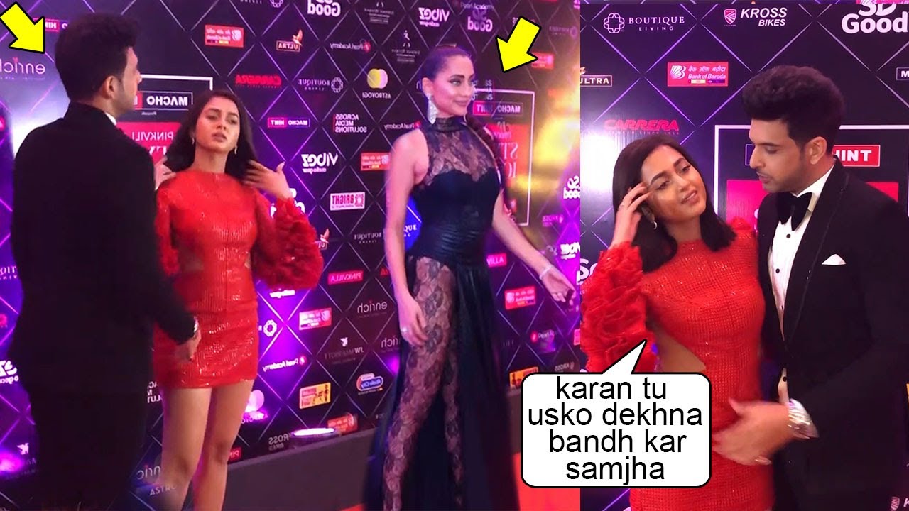 Tejaswi Prakash JEALOUS Of BF Karan Kundra Hot Ex Gf Anusha Dandekar & Warns Him To Stop Staring Her