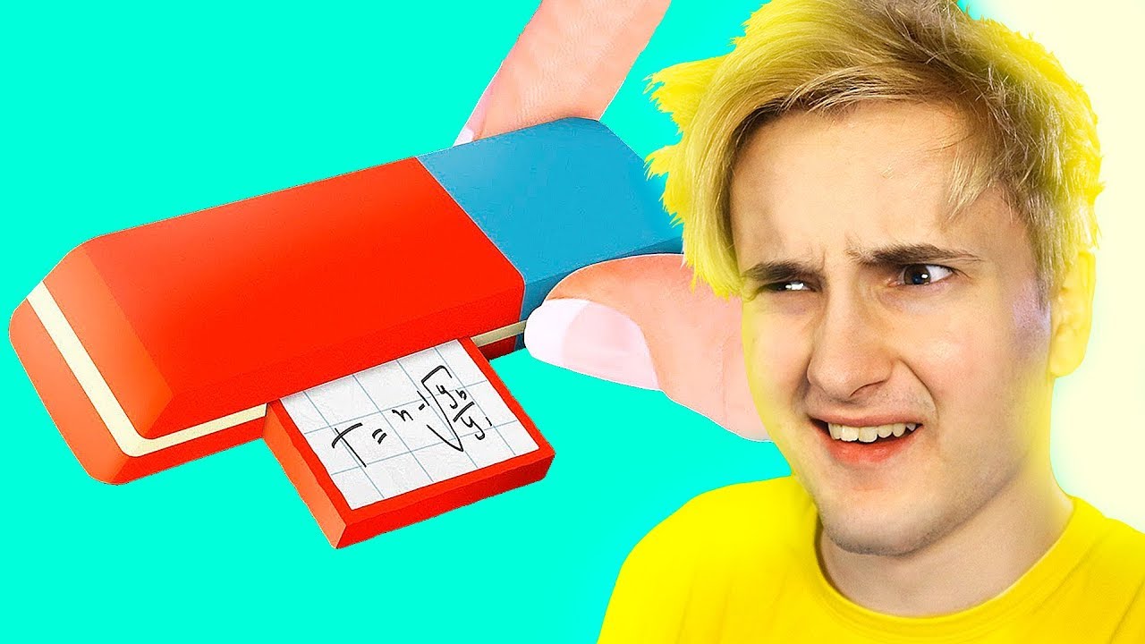 😂 смотрю *ЛАЙФХАКИ и ПРАНКИ* для школы..