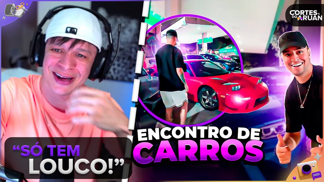 ARUAN REAGE: Esse ENCONTRO DE CARROS terminou em B.O?! | Vlog (LOUD CORINGA) - Cortes do Aruan