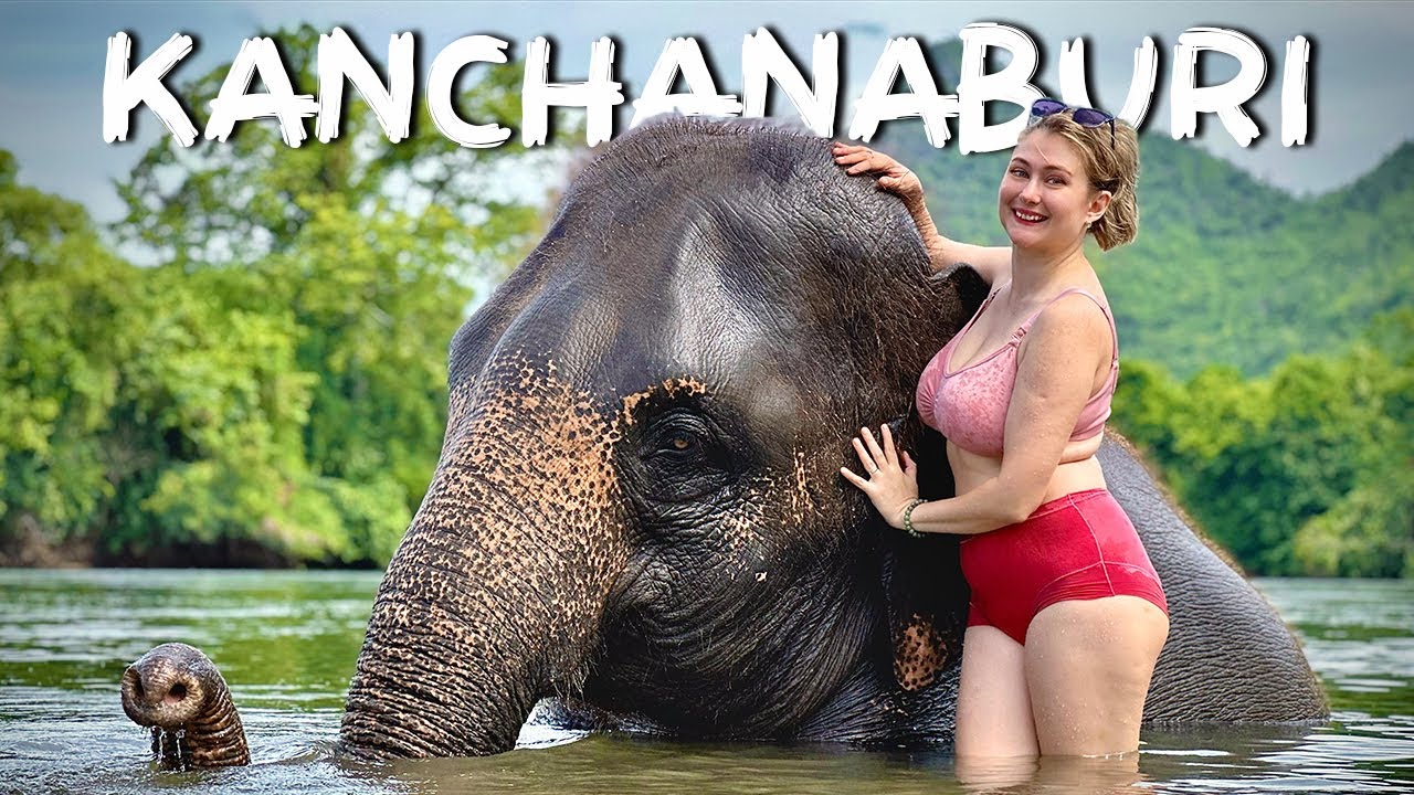 🔴 Unseen Kanchanaburi - Horse Riding and Bathing with Elephant| Nathalie’s World