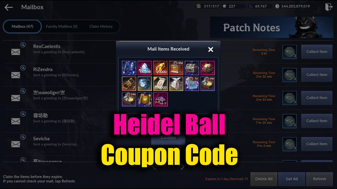 Black Desert Mobile Heidel Ball Coupon Code