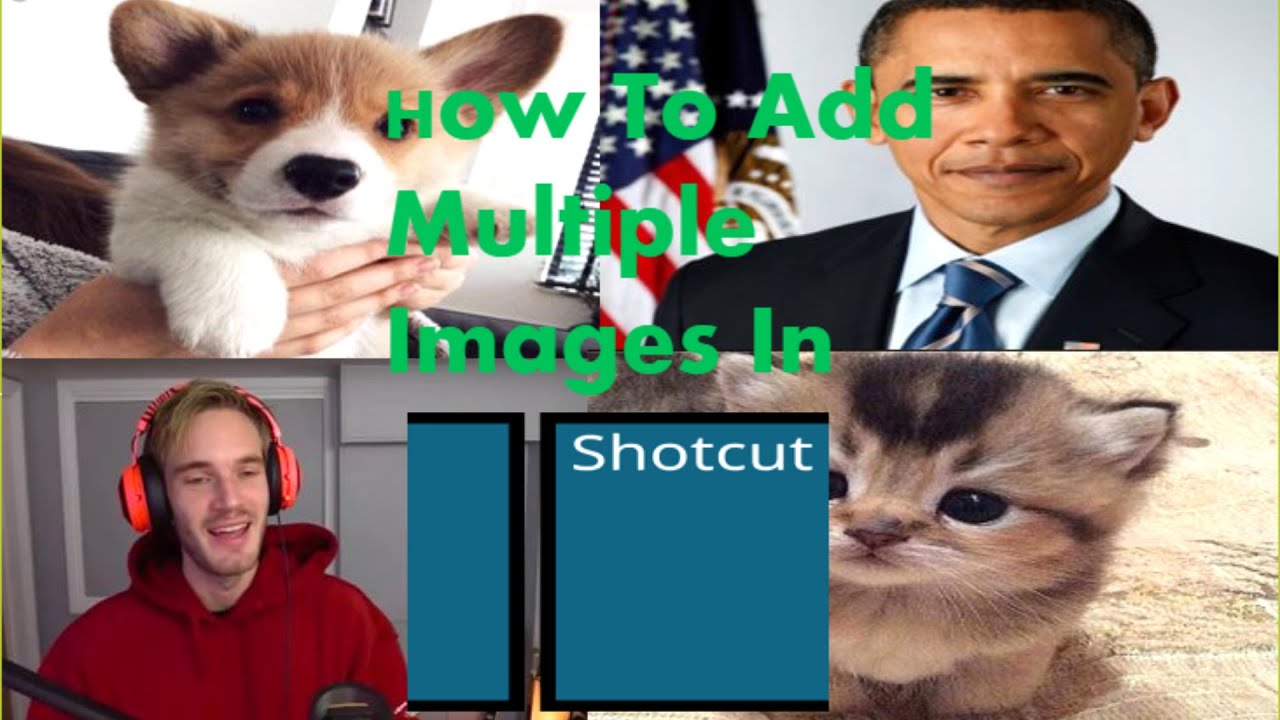 How To Overlay Multiple Images On Shotcut!