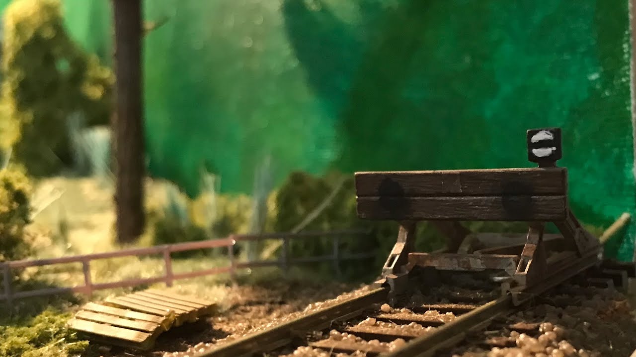 Ben's H0 Bahn - Am Ende des Gleises - Prellböcke altern (71)