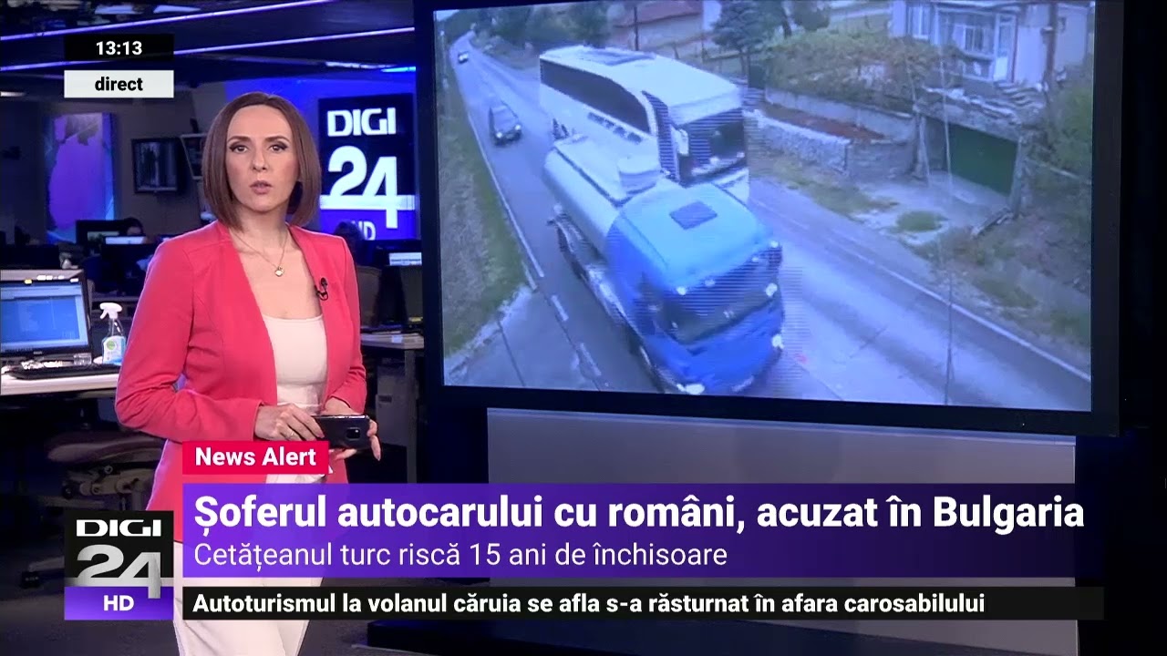 Autocarul implicat în accidentul din Bulgaria a fost filmat în trecut depășind periculos