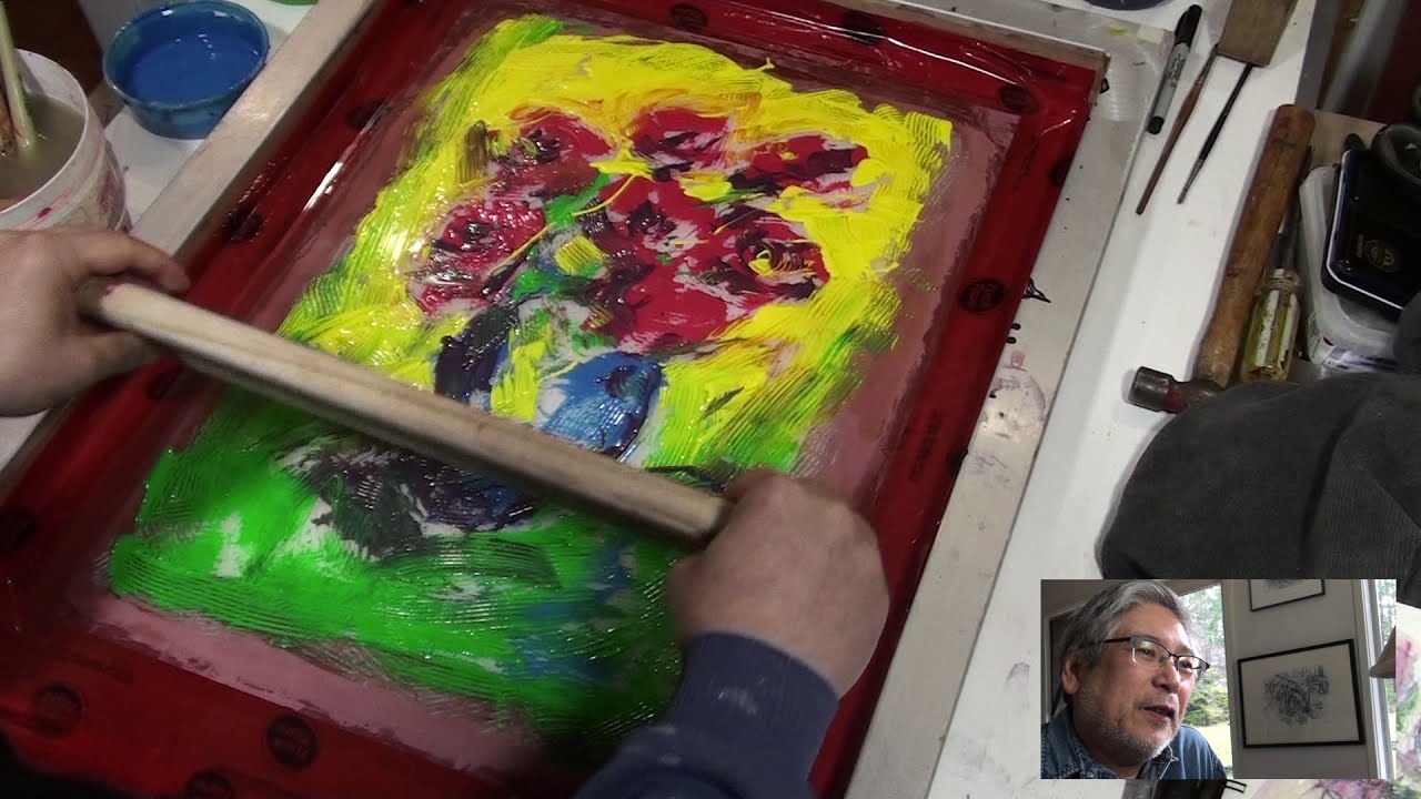 Printmaking: Monotype Silkscreen Demonstration