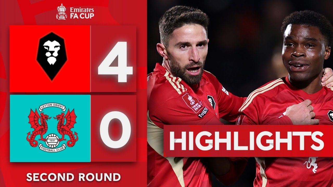 Borini Caps Dominant Display | Salford City 4-0 Leyton Orient | Emirates FA Cup 2025-26