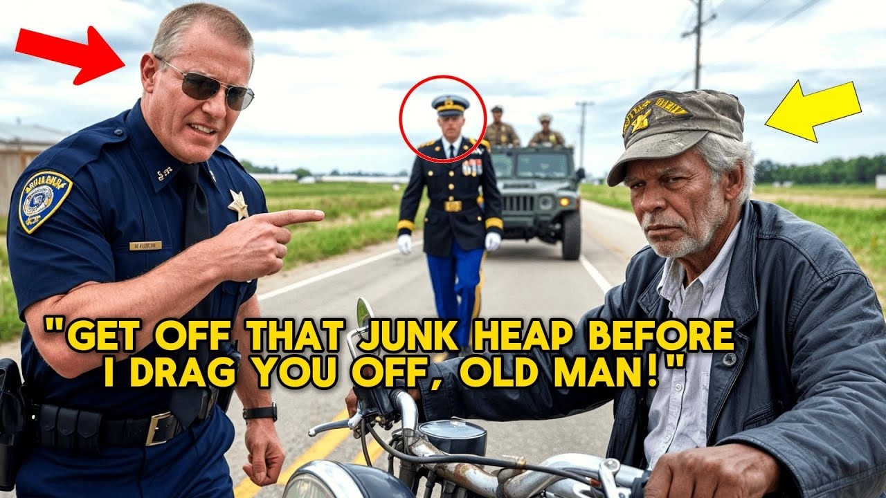 Cops Stop The Wrong Black Veteran On A Bike, Until 50 Soldiers In Humvees Arrive Led By A Captain