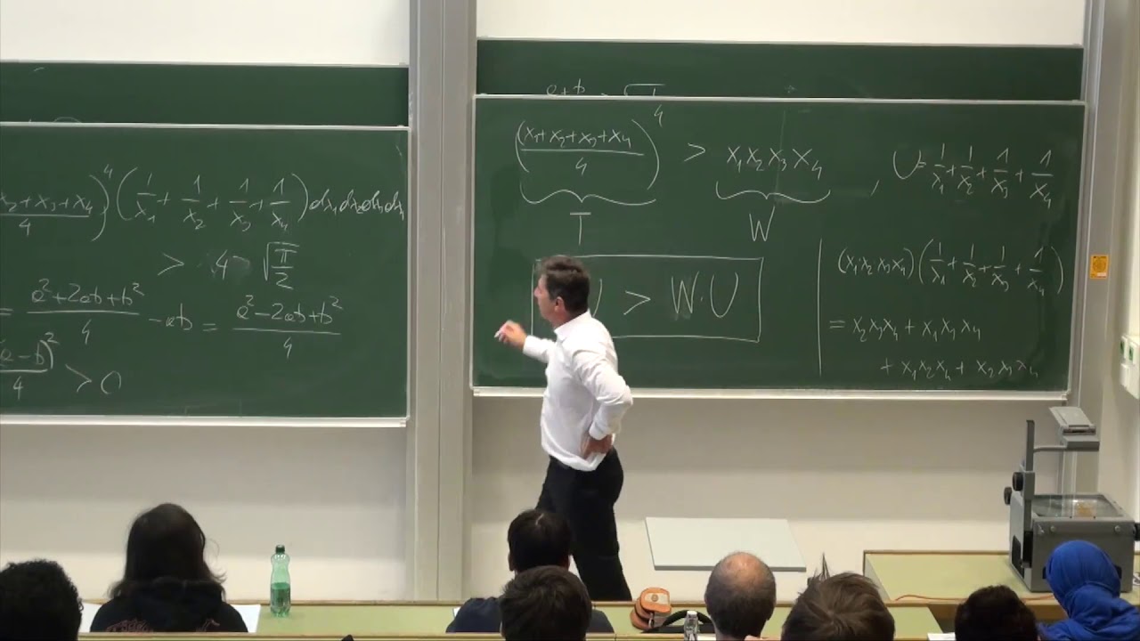 Mathevorlesung an der TU | TU vs. WU