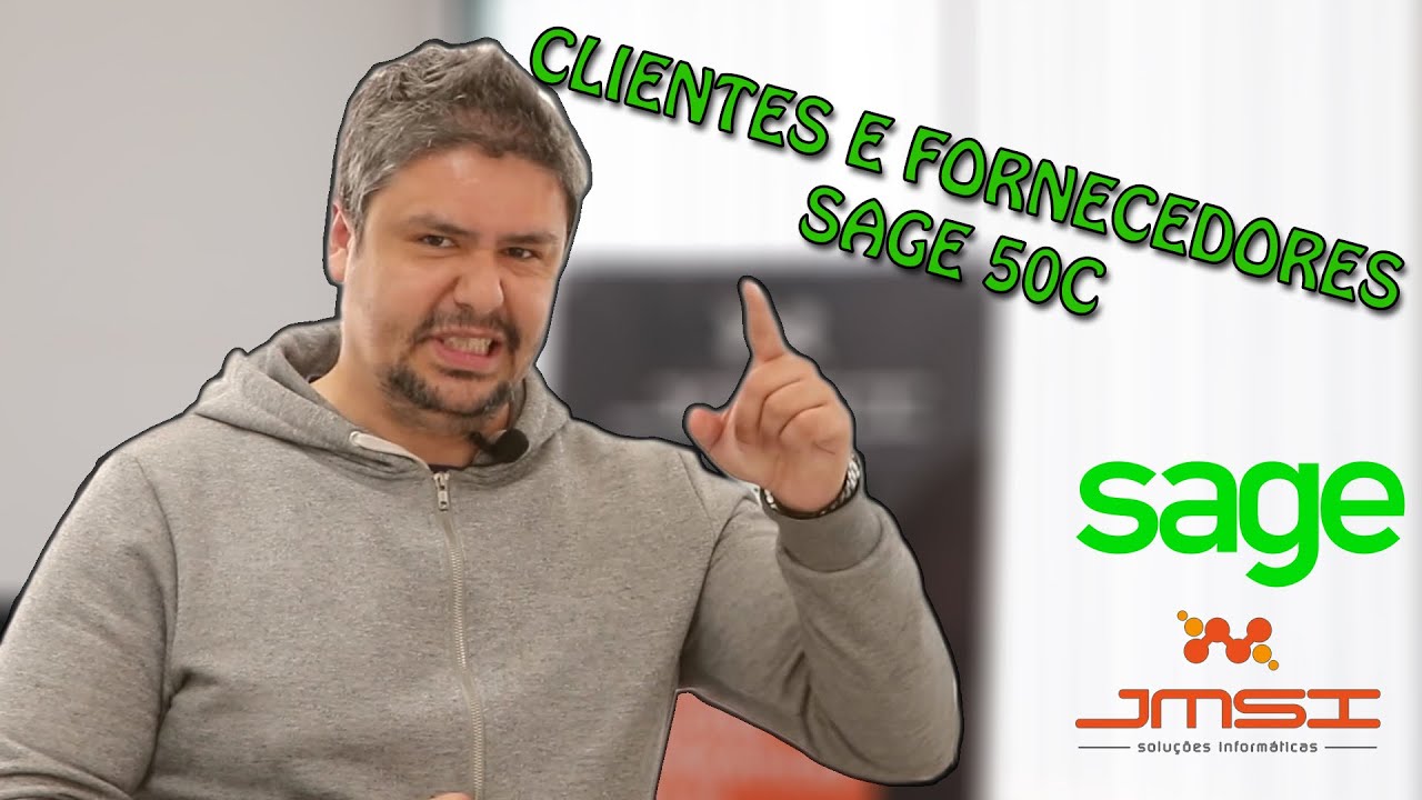 Sage 50c Criar Clientes e Fornecedores