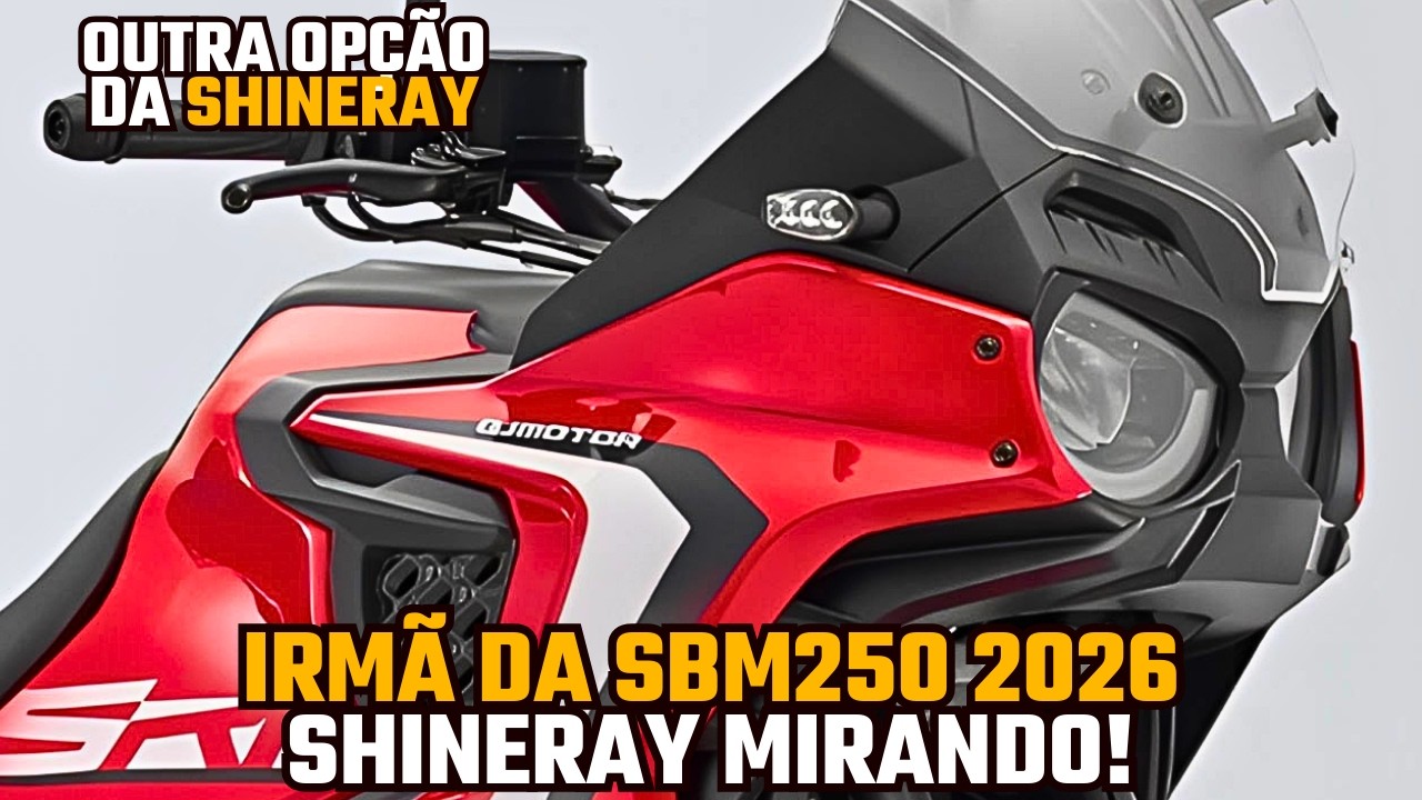 🚨QJ MOTOR SRT300DX NOVA TRAIL - IRMA DA SBM 250 2026