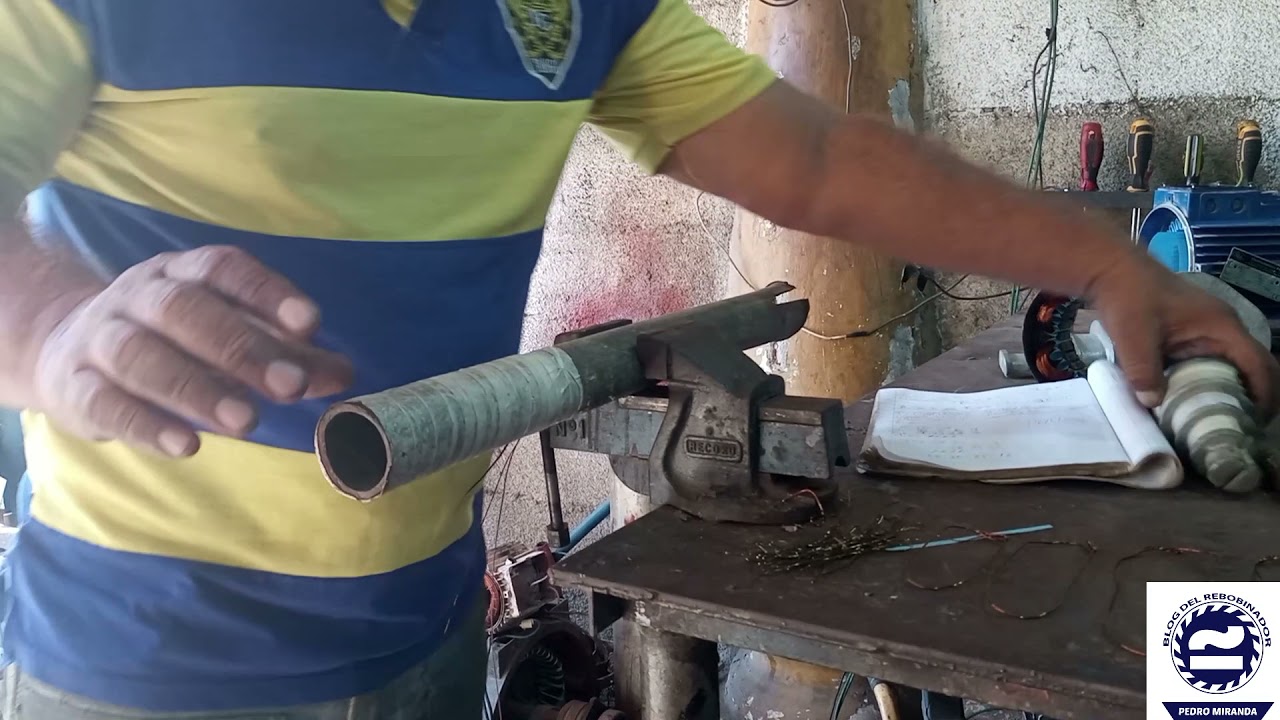 Curso de Rebobinado #9 - Como hacer bobinas con moldes circular