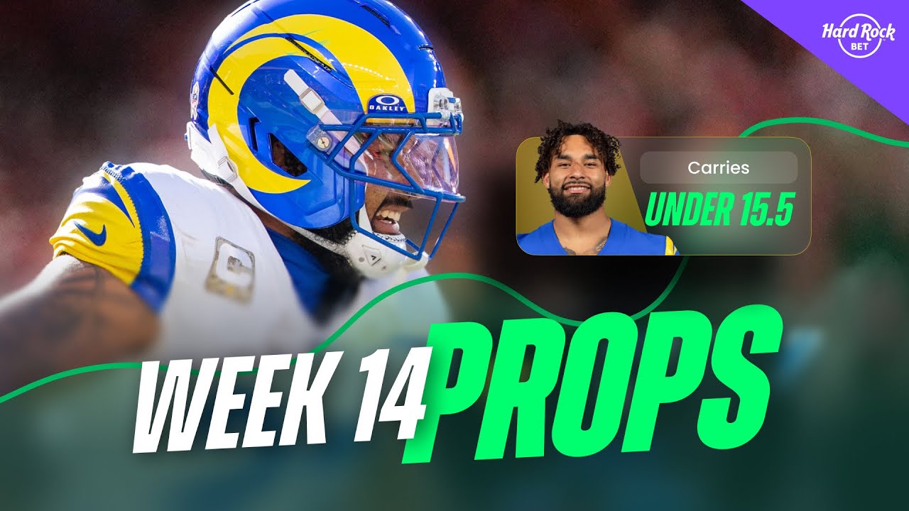 Top 10 NFL Player Props Picks for Week 14 | Prop Bets & TD Scorers (2025)