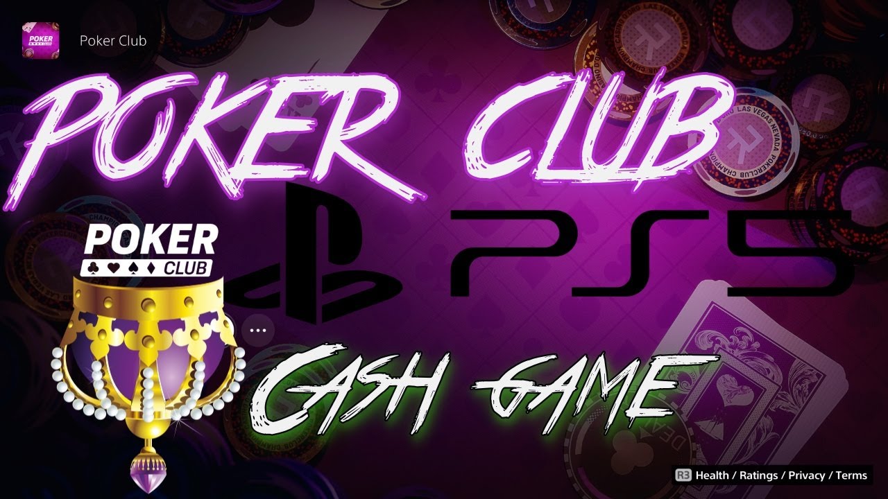 Poker club PS5 cash game | 2021 Online poker gameplay