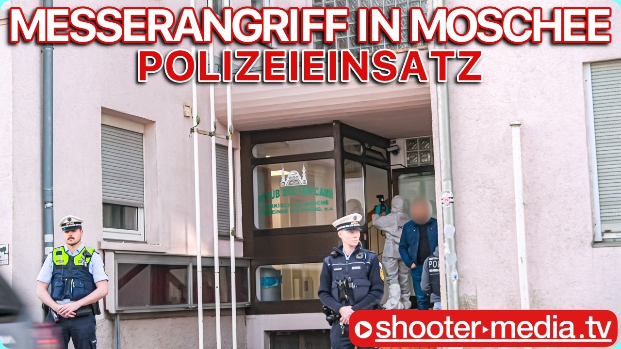 🚨 MESSERANGRIFF IN MOSCHEE 🚨 | 👮‍♂️👮‍♂️ Großer Polizeieinsatz 👮‍♂️👮‍♂️ | 1 Verletzter