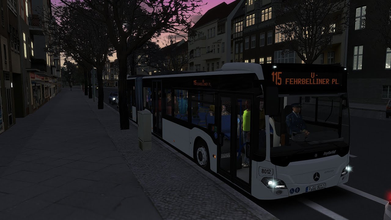 Let`s Play Omsi 2 Addon  X10 Berlin Adventskalender MB C2 E6 GN Hybrid Linie 115