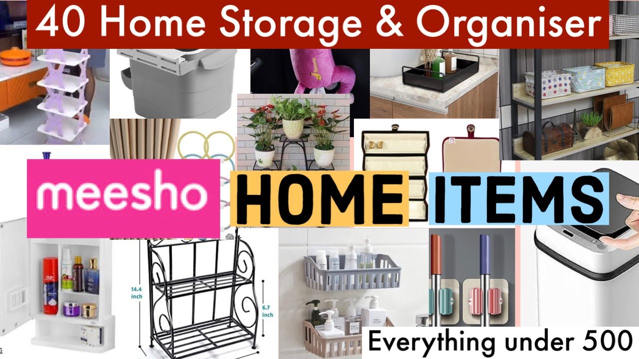 Meesho Home Organiser/Storage Haul 2022|Meesho Space Saving Products |  Amazing New Gadgets 2023