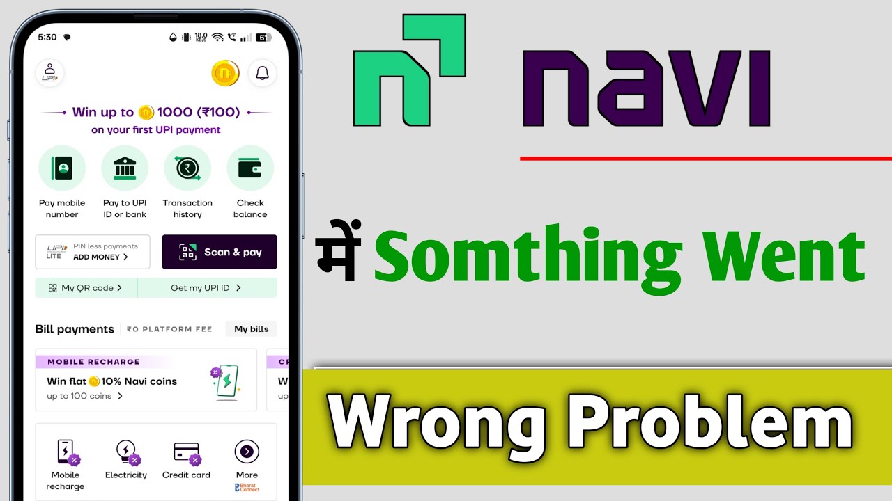 Navi App Me Something Went Wrong Problem Solve