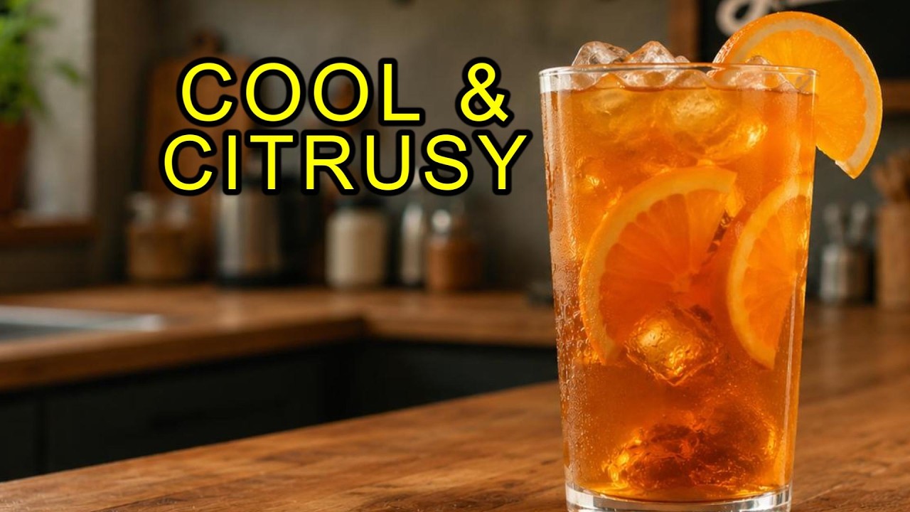 Orange Black Tea Refresher | Easy Homemade Summer Drink