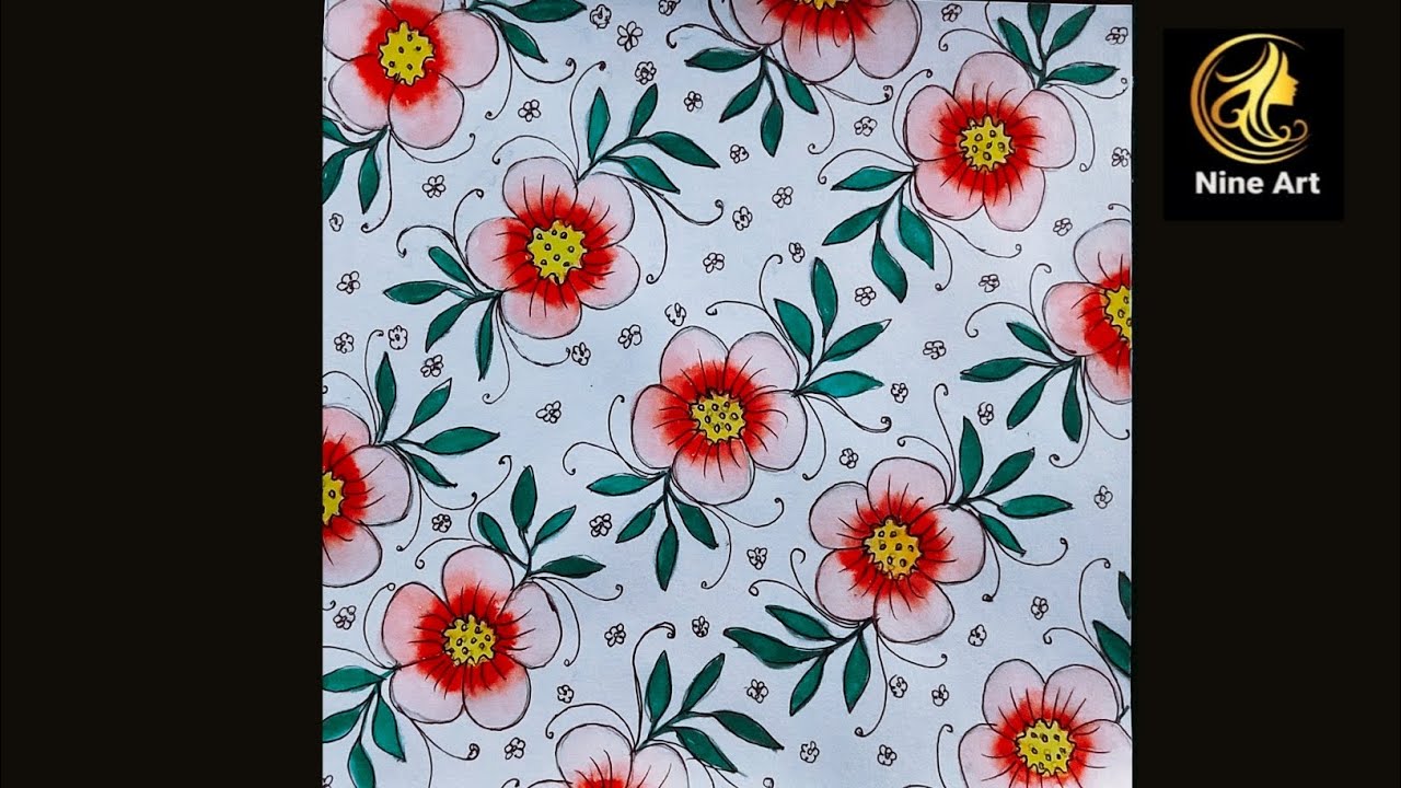 How to painting with drawing a pattern suitable for a cheetah cloth //