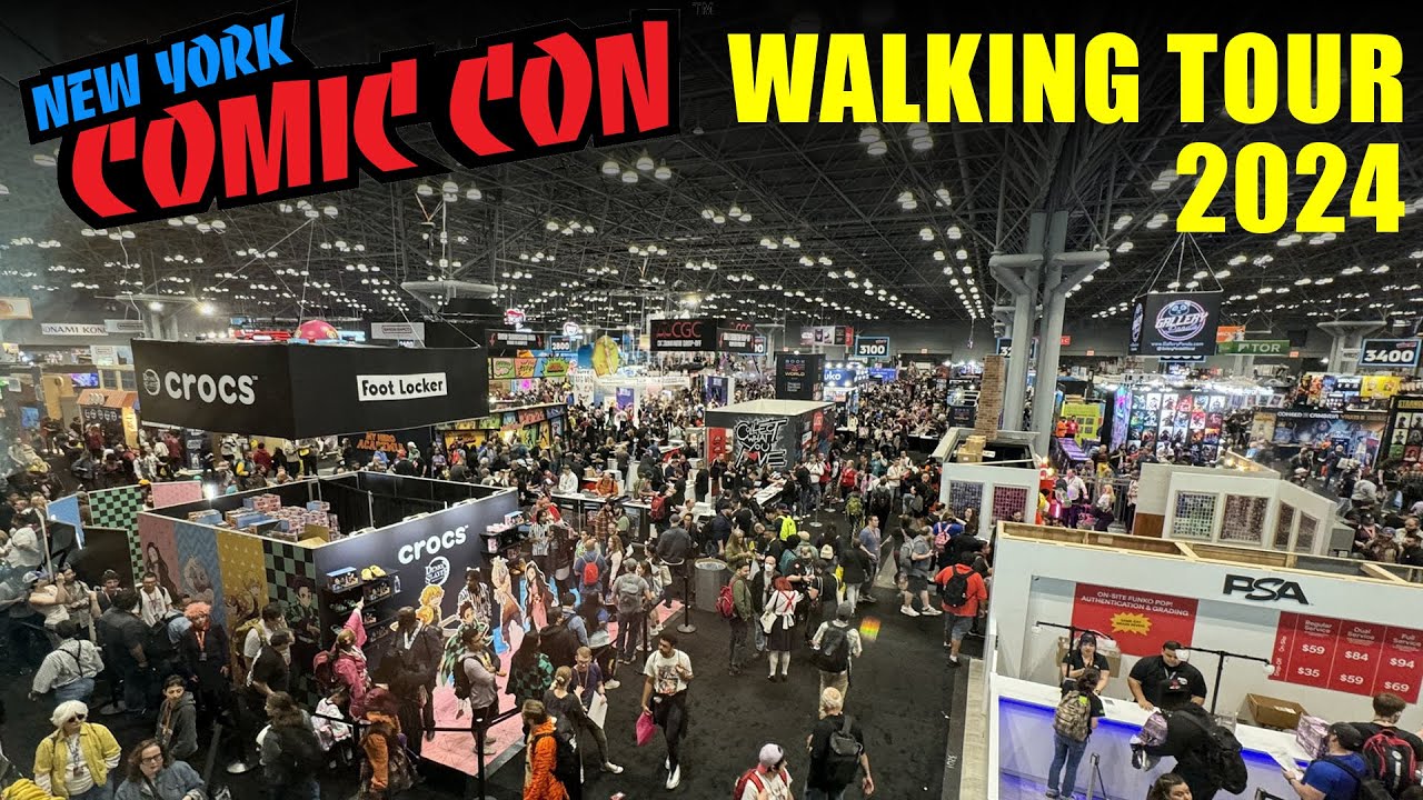 New York comic con 2024  -Show Floor Walkthrough - Full Tour - 4k