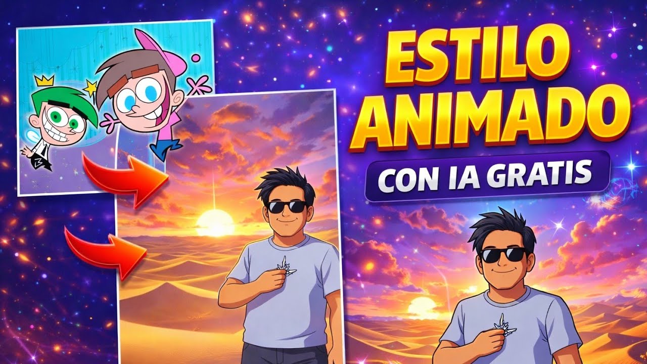 Cómo hacer imágenes estilo ANIMADO con IA en Android (Gratis) | Inteligencia Artificial