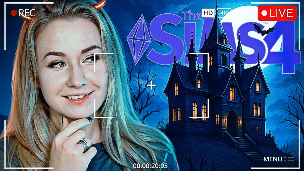 🔴 СТРОИМ НЕБОЛЬШОЙ ОСОБНЯК ВАМПИРОВ В СИМС 4 // The Sims 4 Halloween