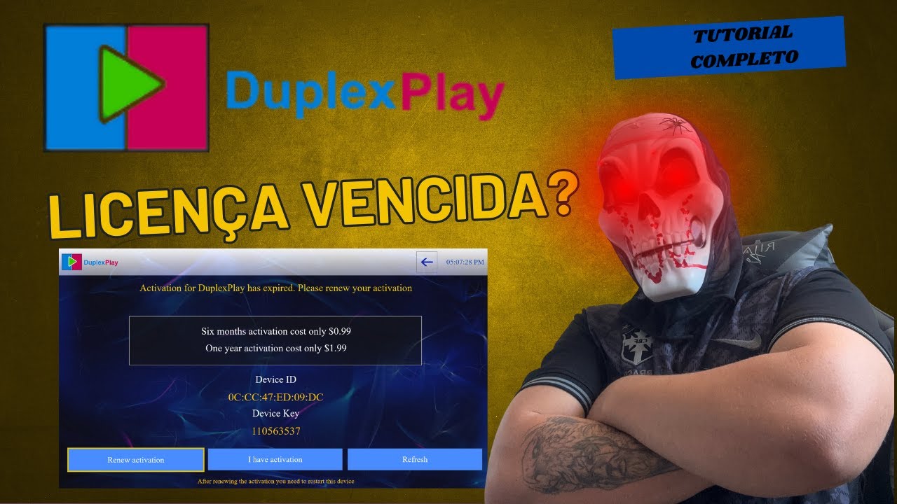 Licen&ccedil;a do Duplex Play Vencida? Duplex Play Travou? Como resolver ?