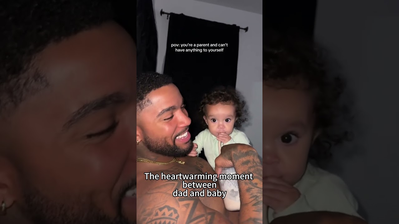 Father and child’s heartwarming moment