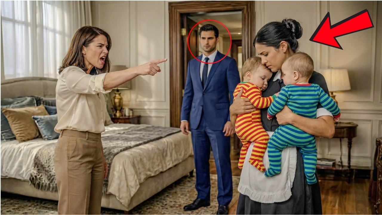 EL MILLONARIO FINGIÓ NO ESTAR EN CASA… Y VIO LO QUE HIZO LA EMPLEADA PARA PROTEGER A SUS HIJOS