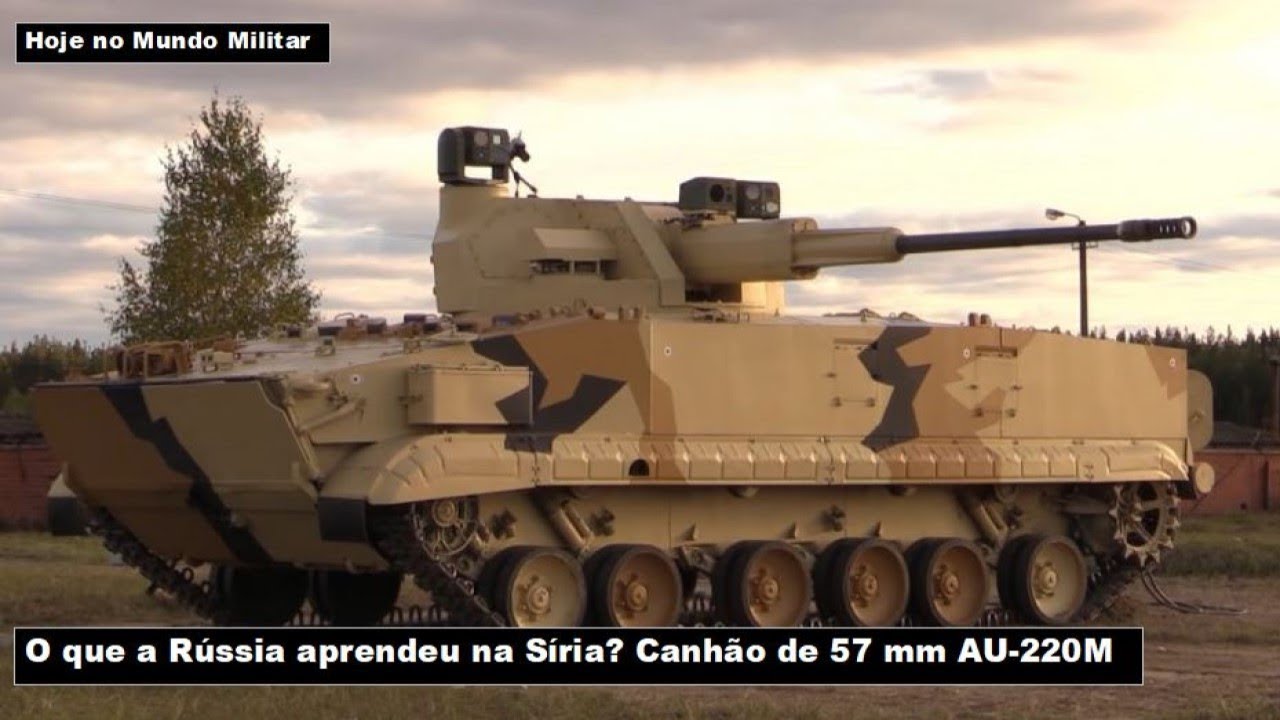 O que a Rússia aprendeu na Síria? Canhão de 57 mm AU-220M
