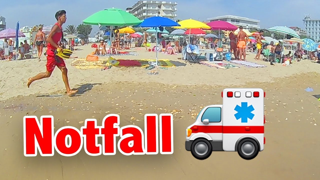 NOTFALL am Strand | Starke Wellen | Italien Vlog #3 | DIANA DIAMANTA