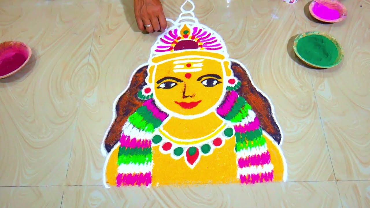 Thai poosam Special  Murugar kolam  2026   🌺 Easy Muggulu #thaipusam