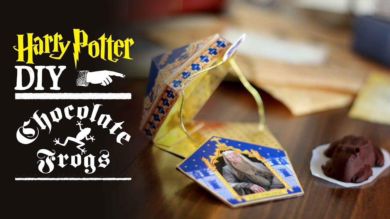 DIY Chocolate Frog Box + Card + Recipe (Movie Version!) - MUGGLE MAGIC